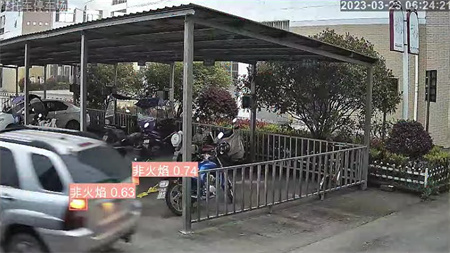 停車場監(jiān)控系統(tǒng)通過AI視頻監(jiān)控實現(xiàn)火焰識別報警服務(wù)